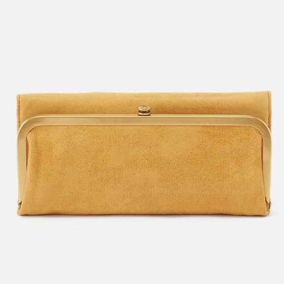 NWT New Hobo Rachel Wallet Buffed Hide Honeycomb Leather Retired Rare